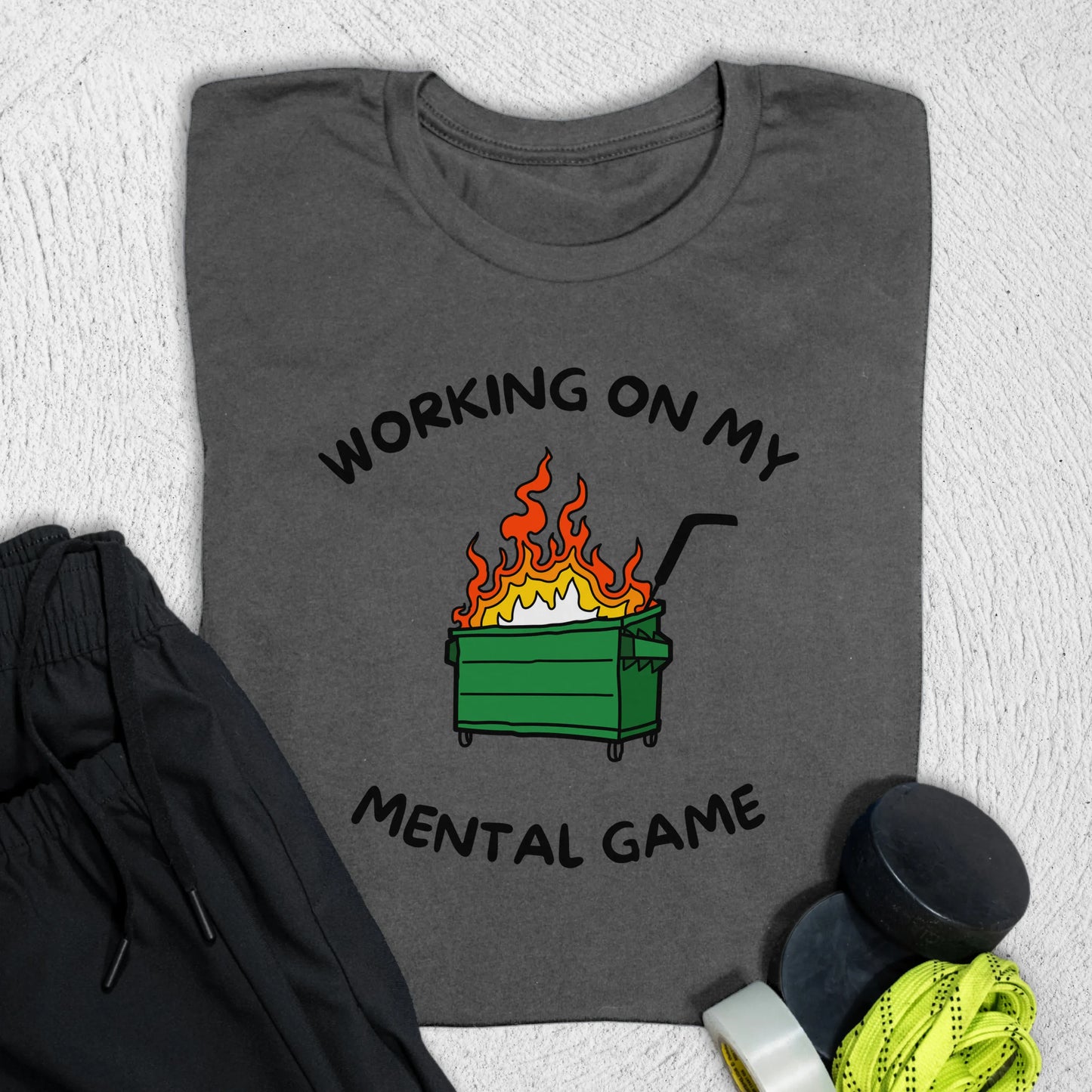 Mental Goalie Game T-Shirt Asphalt / S T-Shirt