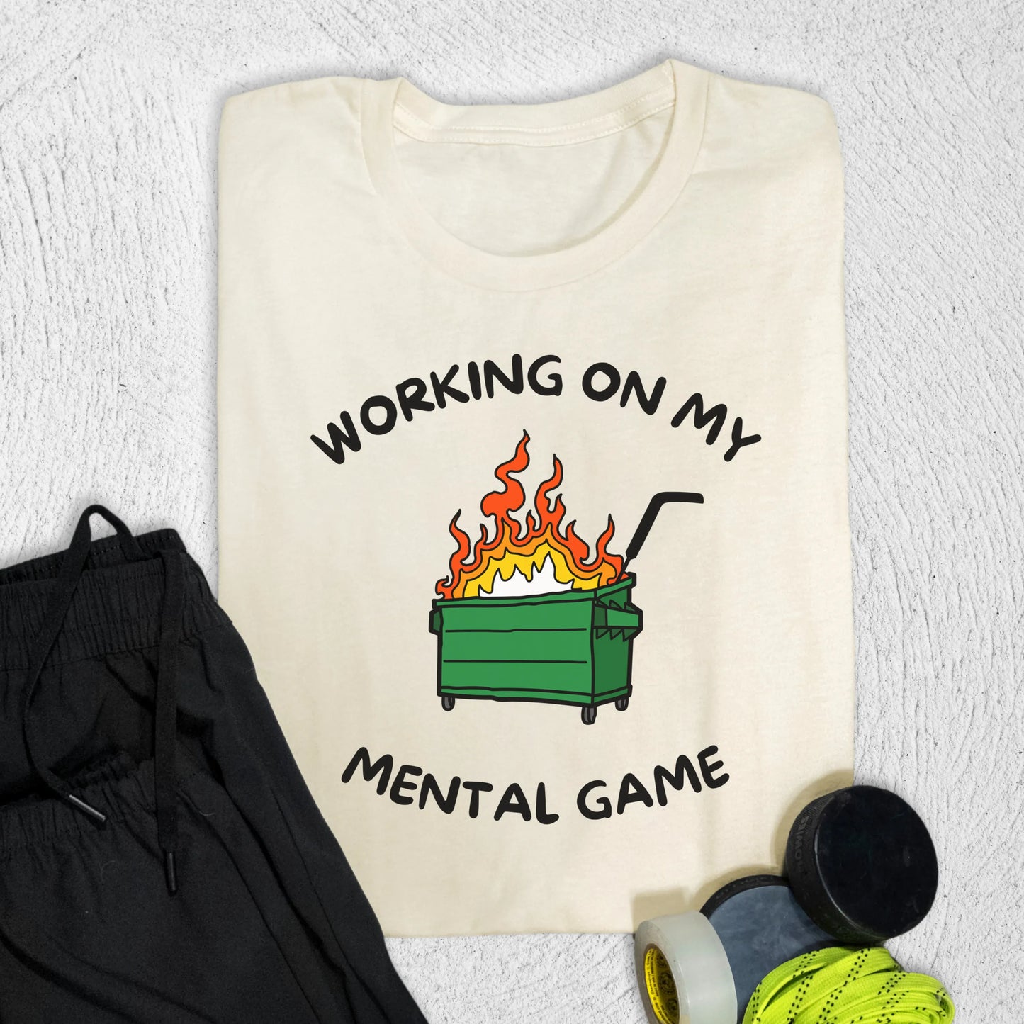 Mental Goalie Game T-Shirt Natural / S T-Shirt