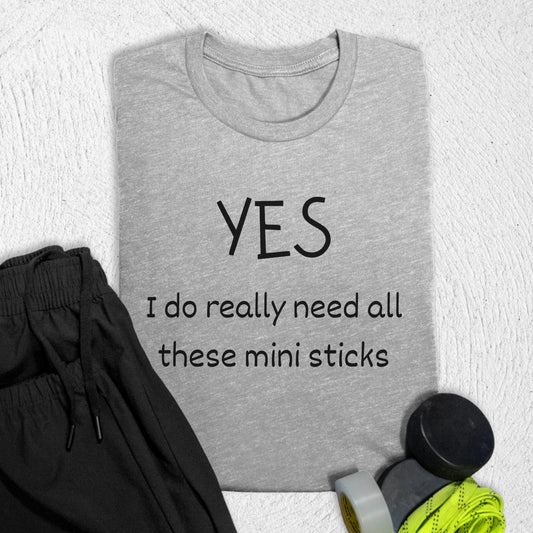 Mini Sticks T-Shirt Athletic Heather / S T-Shirt