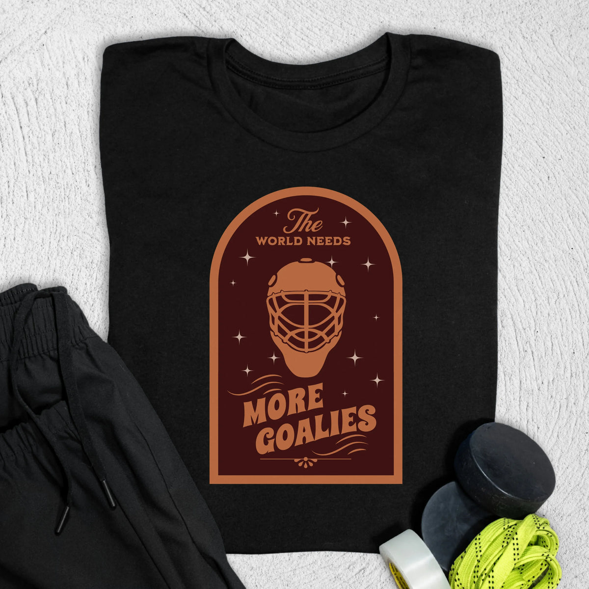 More Goalies T-Shirt S / Black T-Shirt
