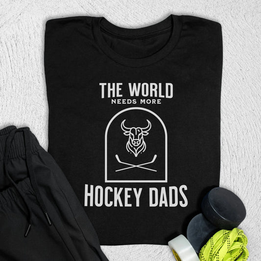More Hockey Dads T-Shirt S / Black T-Shirt