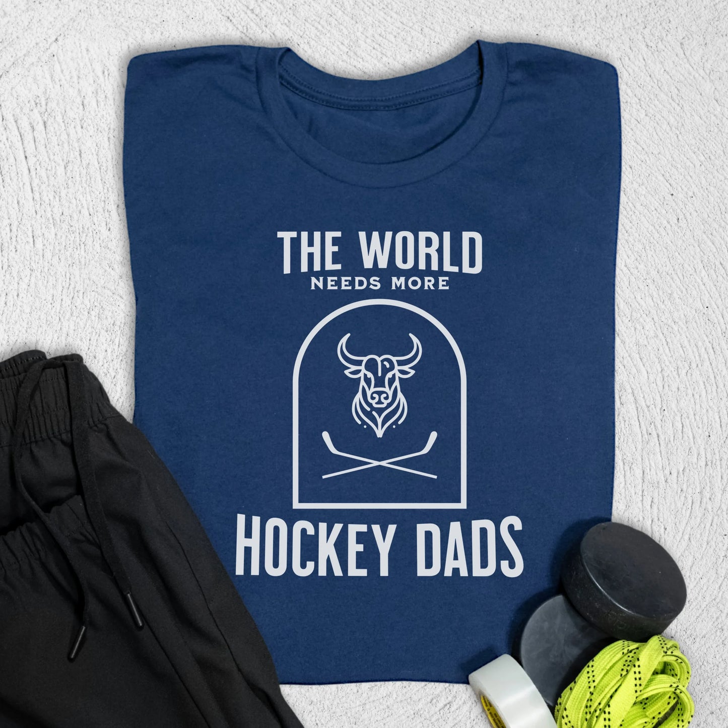 More Hockey Dads T-Shirt S / Navy T-Shirt