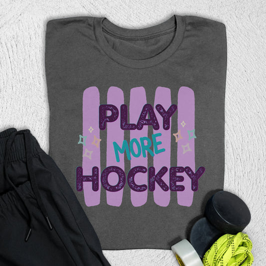 More Hockey T-Shirt S / Asphalt T-Shirt
