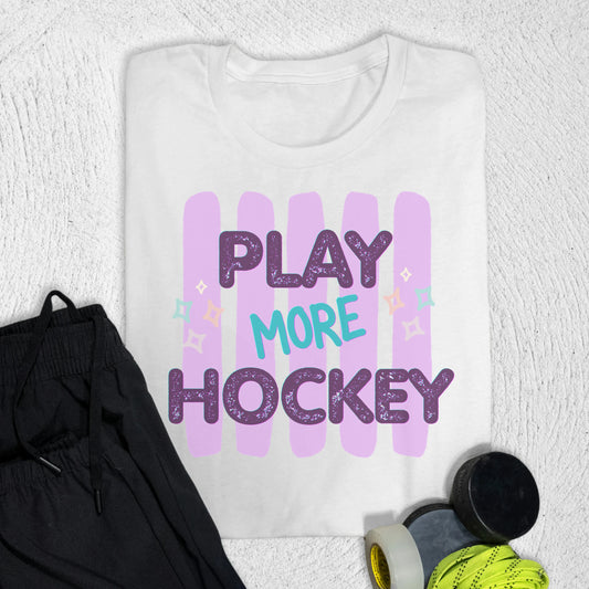 More Hockey T-Shirt S / White T-Shirt