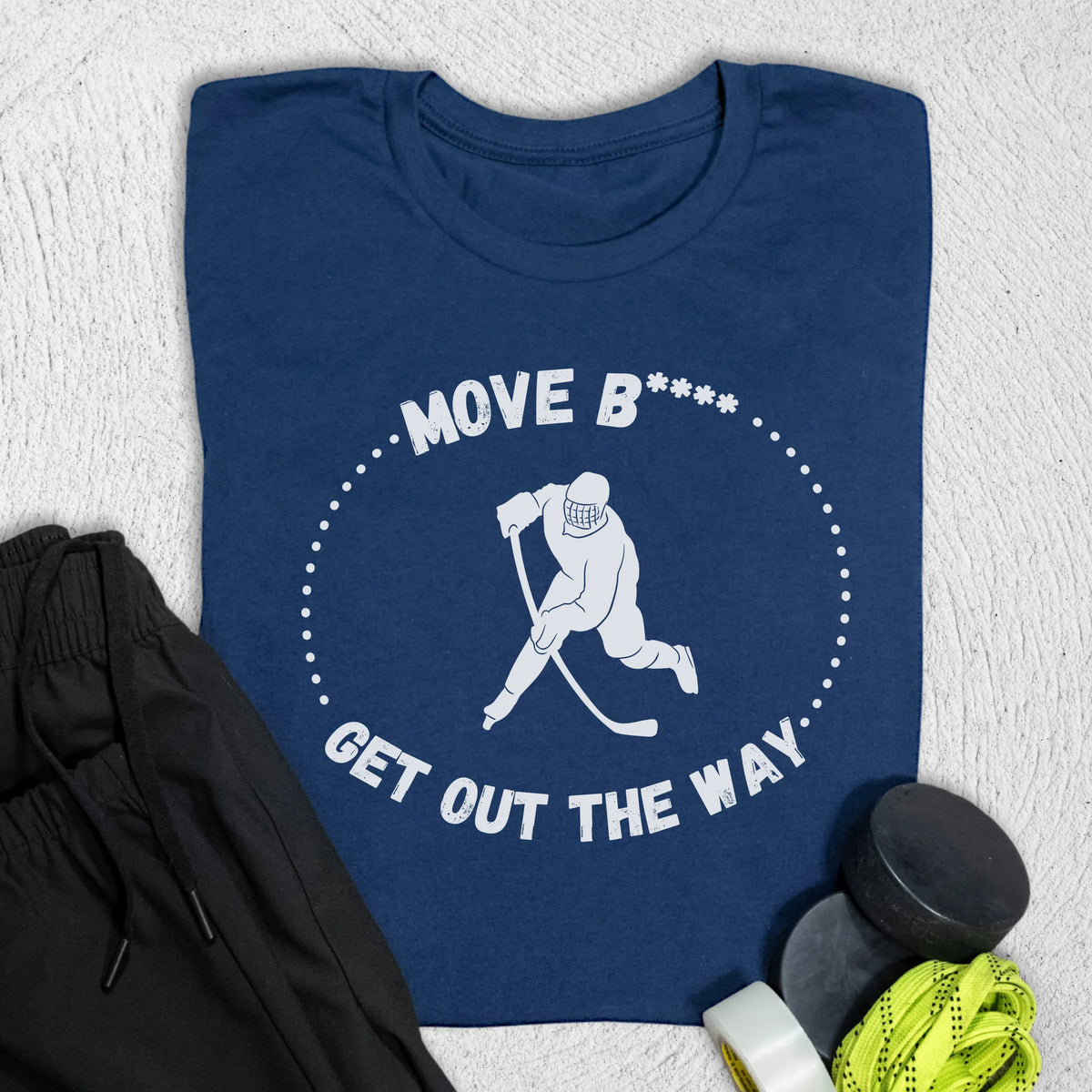 Move T-Shirt S / Navy T-Shirt