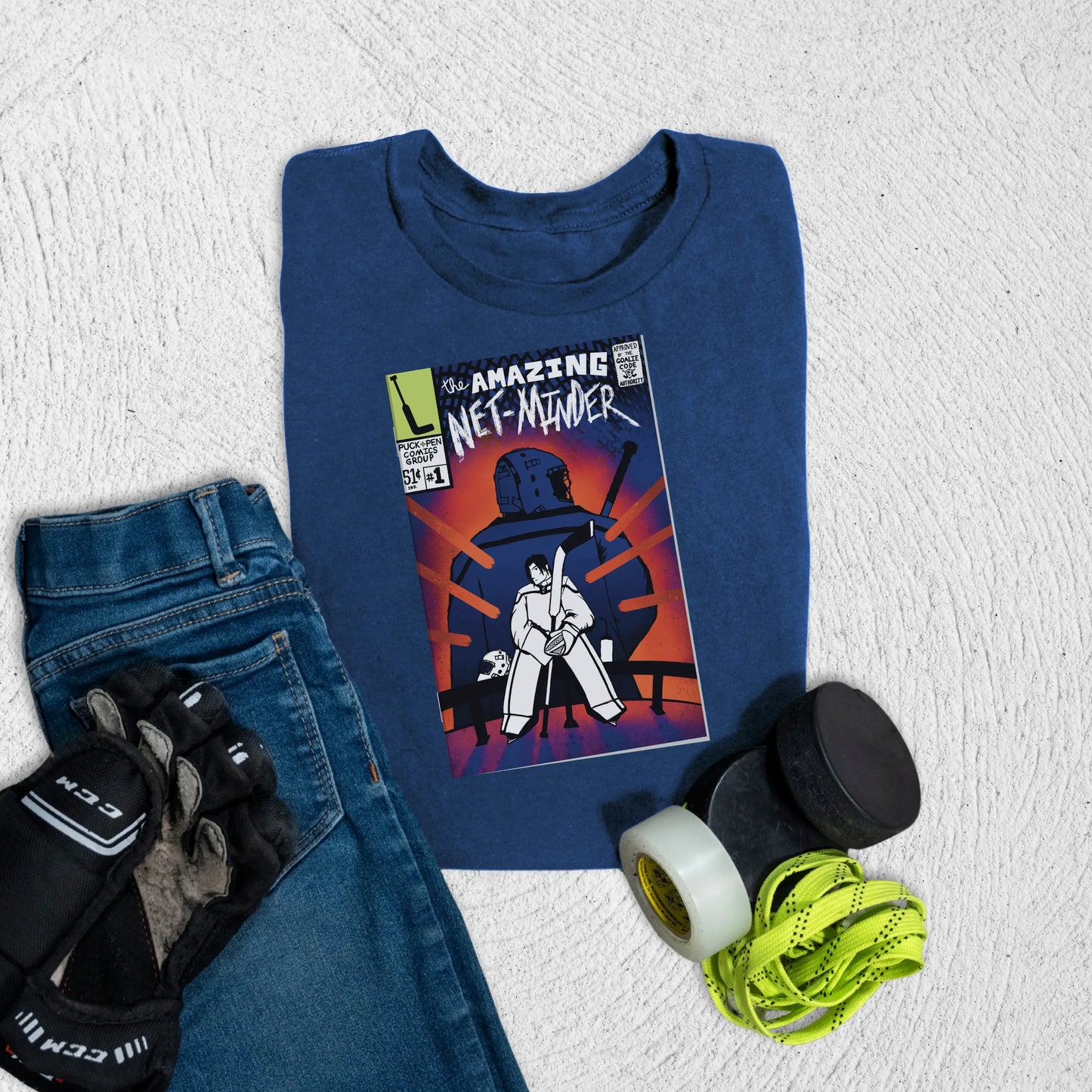 NetMinder Comic T-Shirt Navy / S T-Shirt