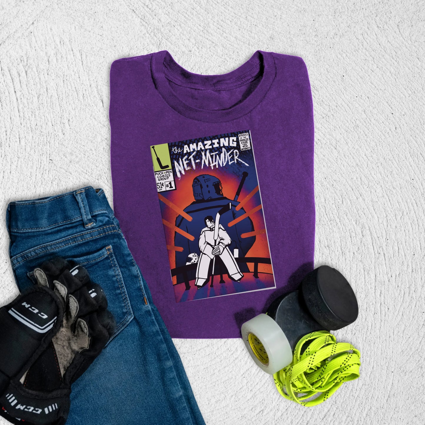 NetMinder Comic T-Shirt Team Purple / S T-Shirt