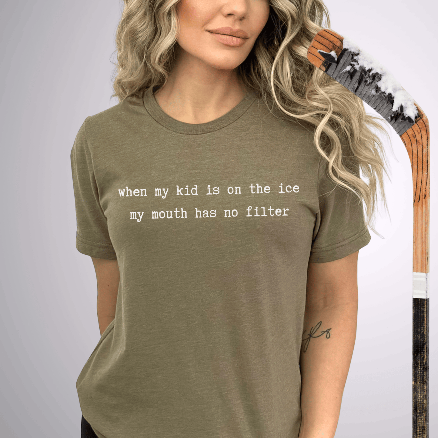 No Filter T-Shirt Heather Olive / S T-Shirt