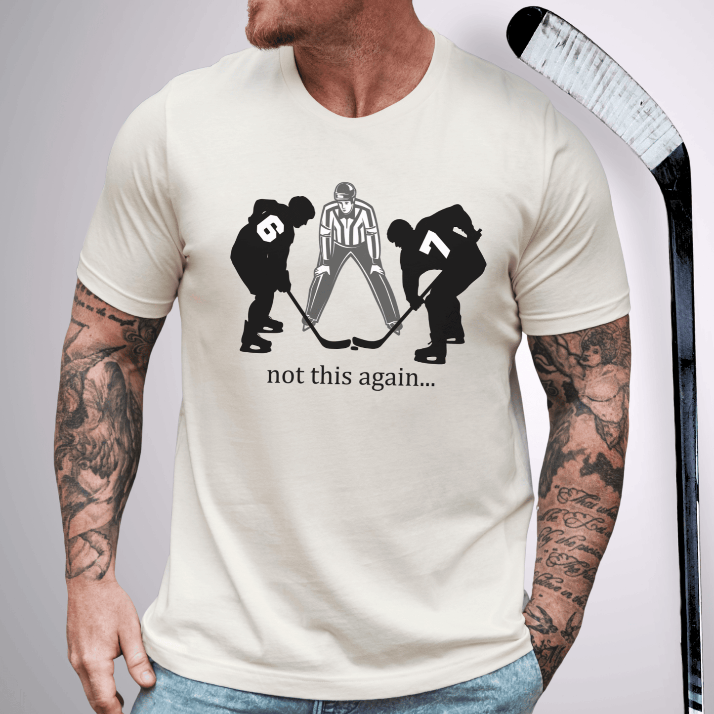 Not Again T-Shirt Natural / S T-Shirt