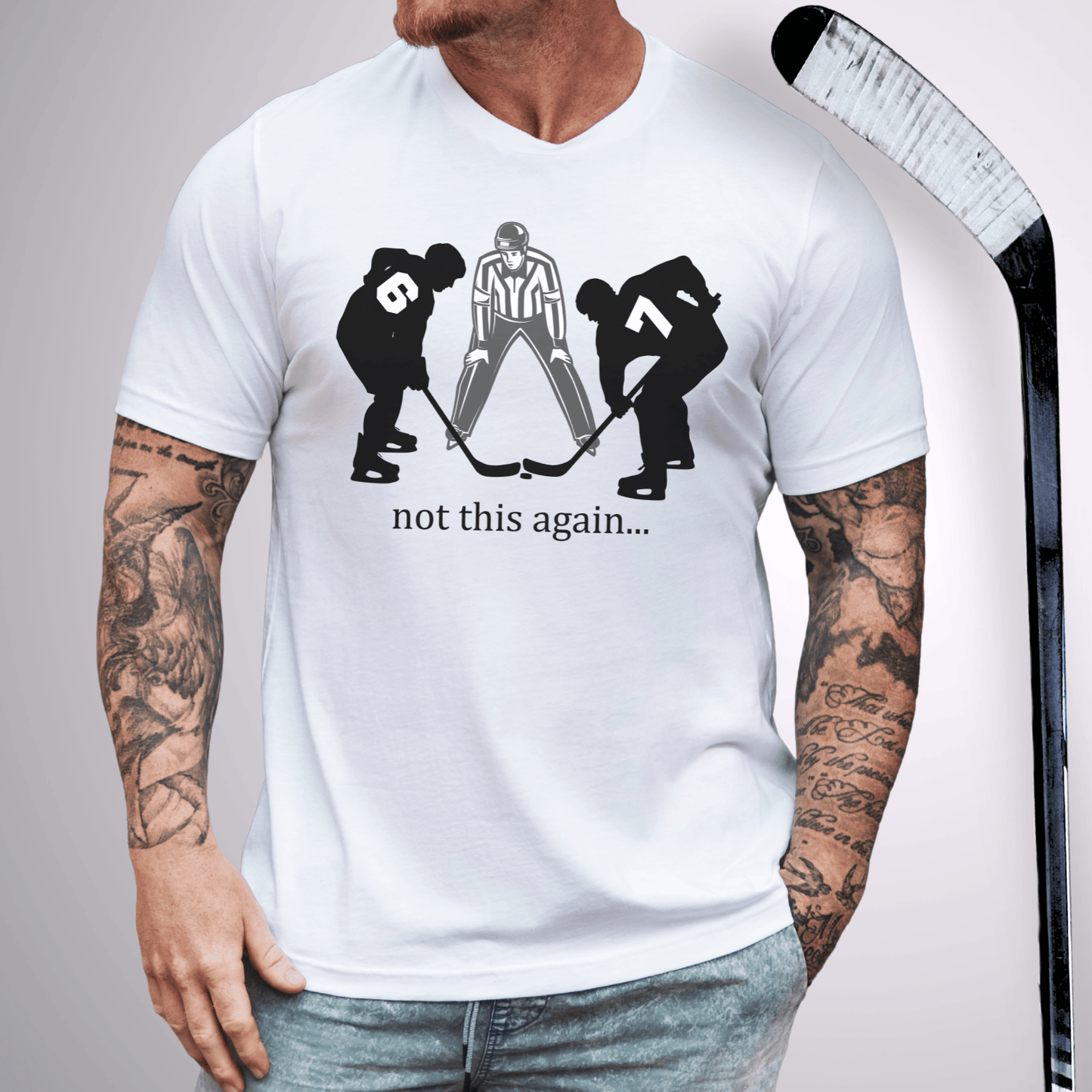 Not Again T-Shirt White / S T-Shirt
