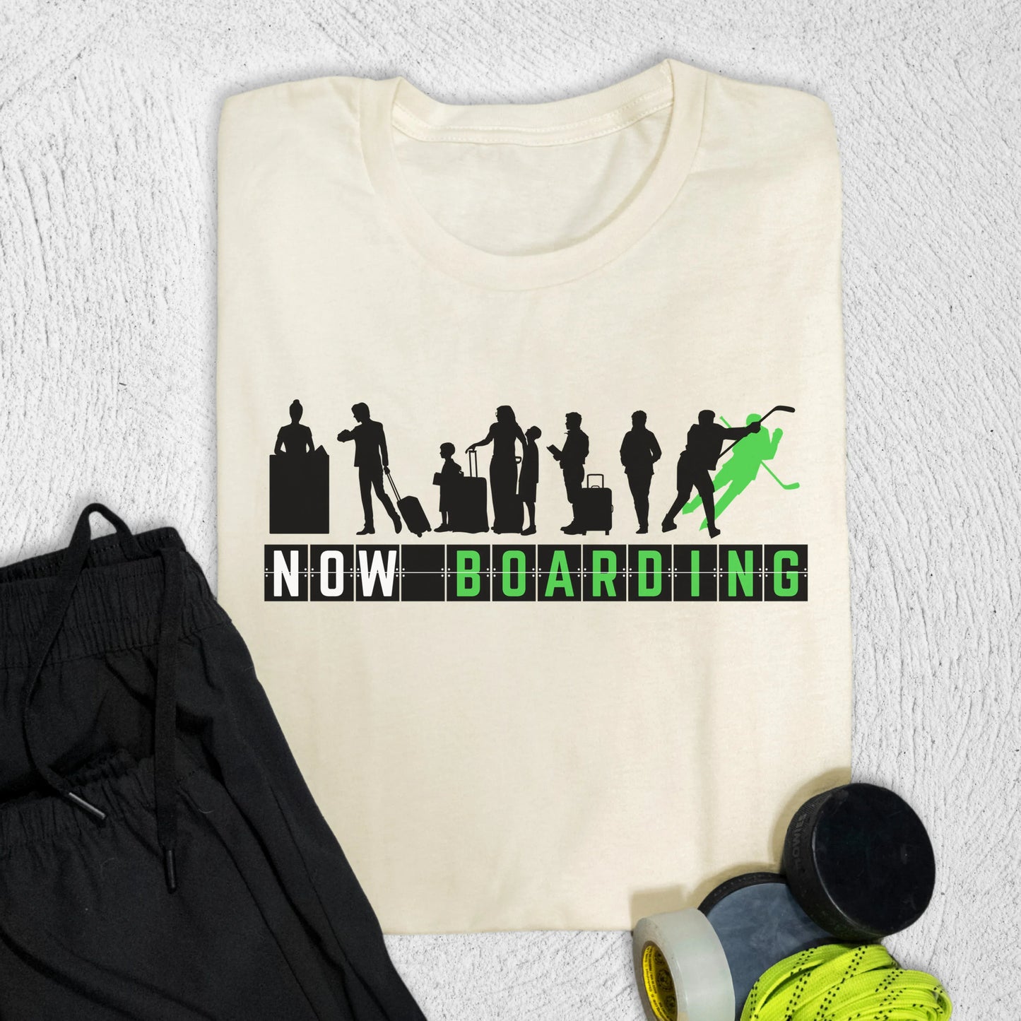 Now Boarding T-Shirt Natural / S T-Shirt
