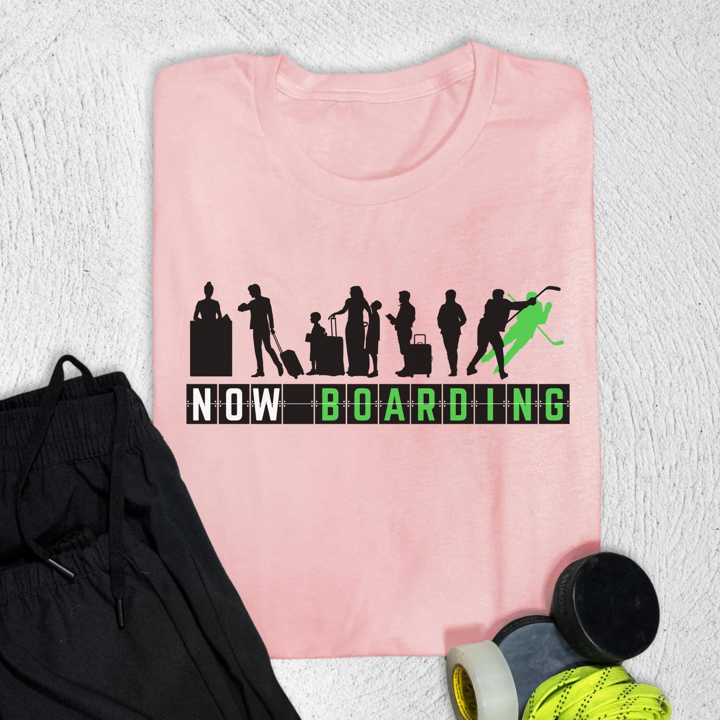Now Boarding T-Shirt Pink / S T-Shirt