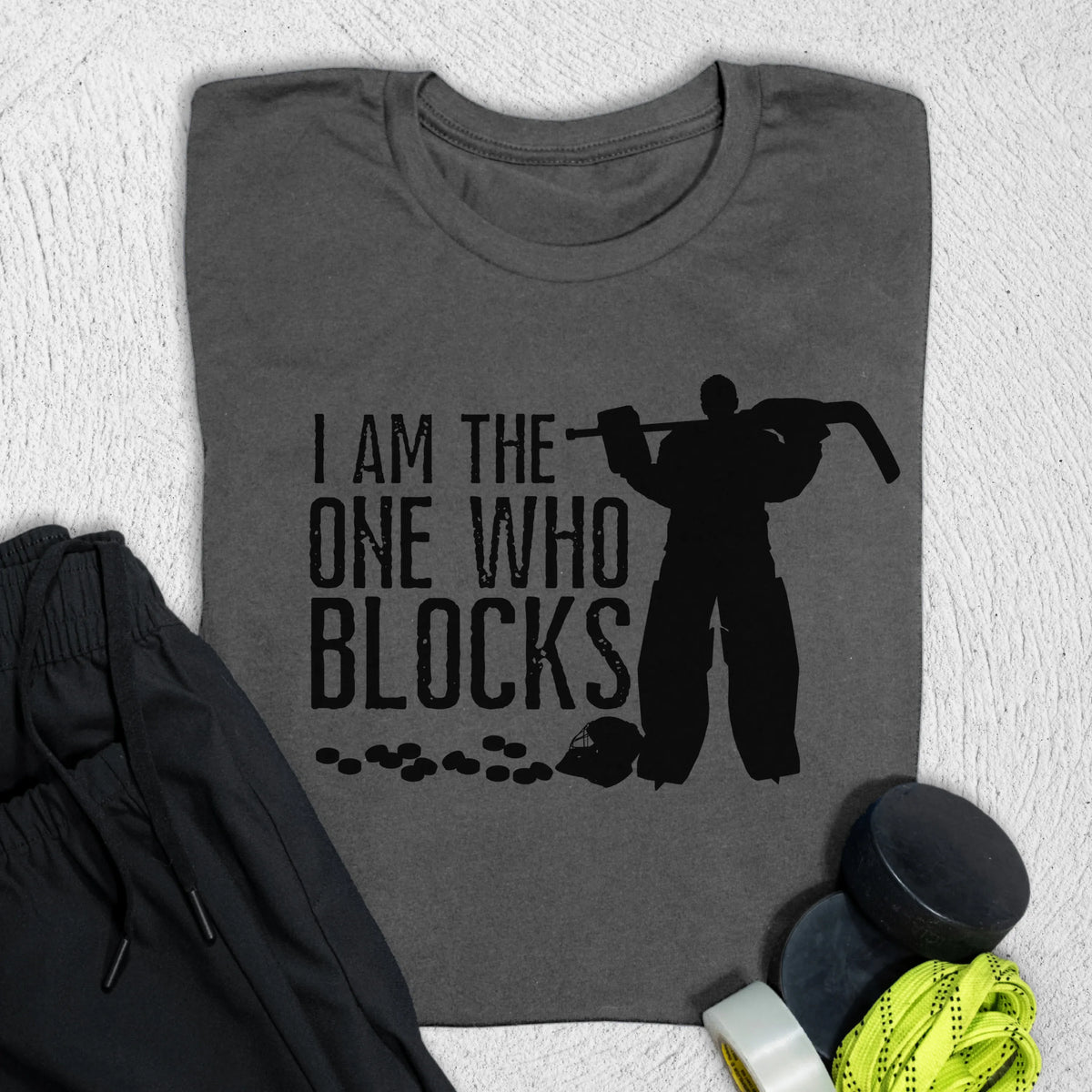 One Who Blocks T-Shirt S / Asphalt T-Shirt