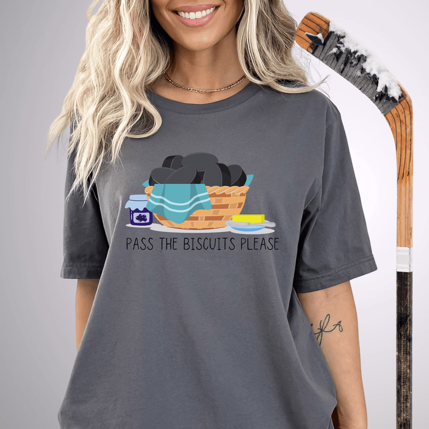 Pass the Biscuits T-Shirt Asphalt / S T-Shirt