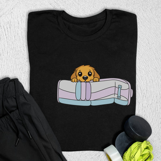 Peek-a-Boo T-Shirt S / Black T-Shirt