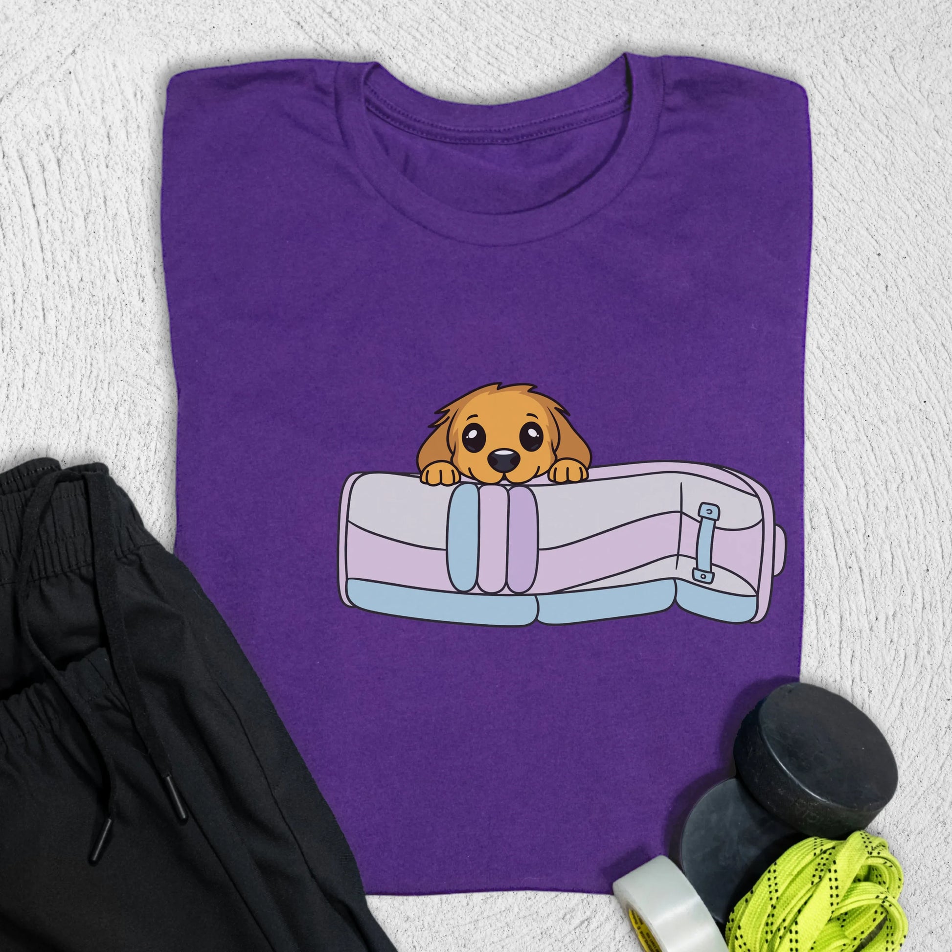 Peek-a-Boo T-Shirt S / Team Purple T-Shirt