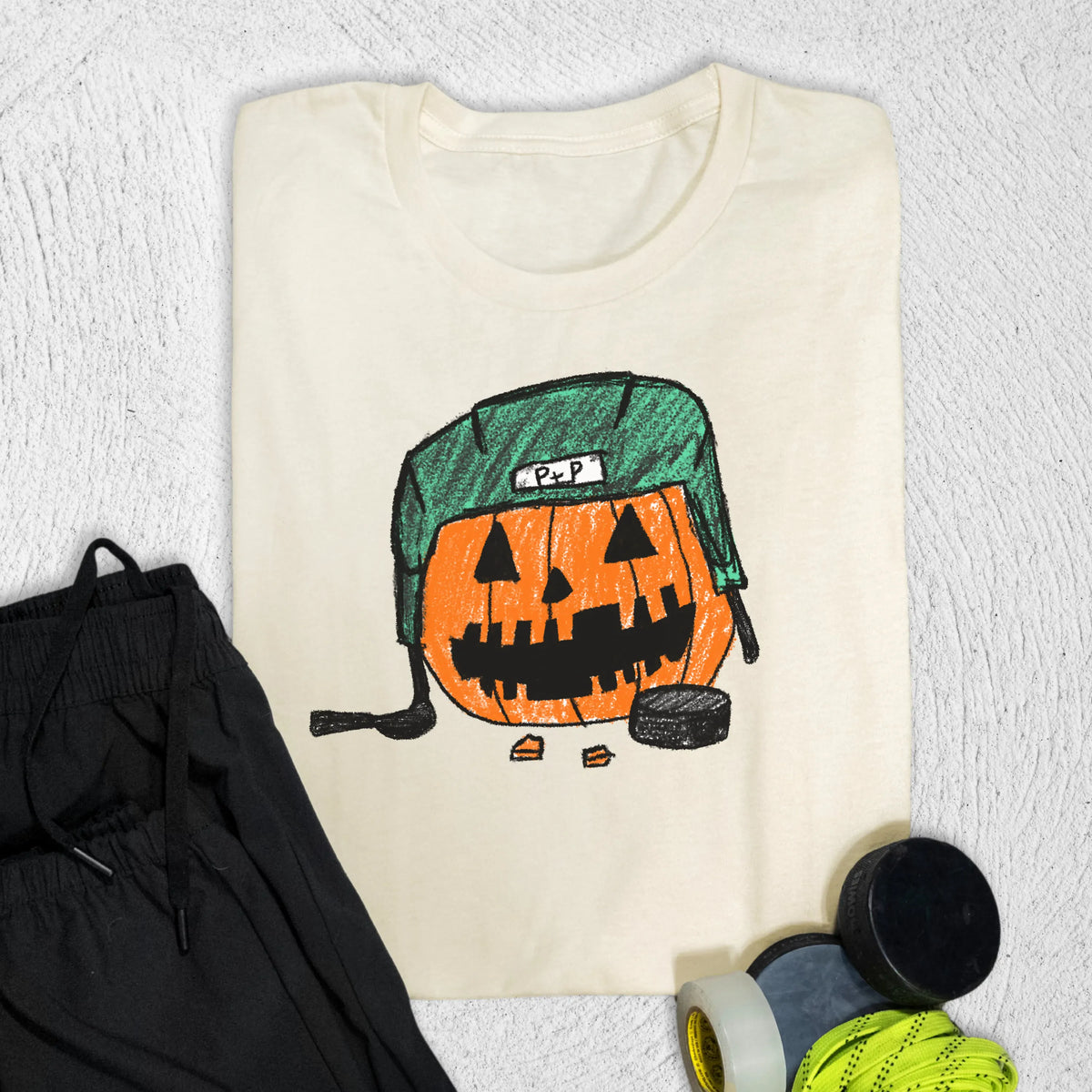 Penalty Box Pumpkin T-Shirt Natural / S T-Shirt