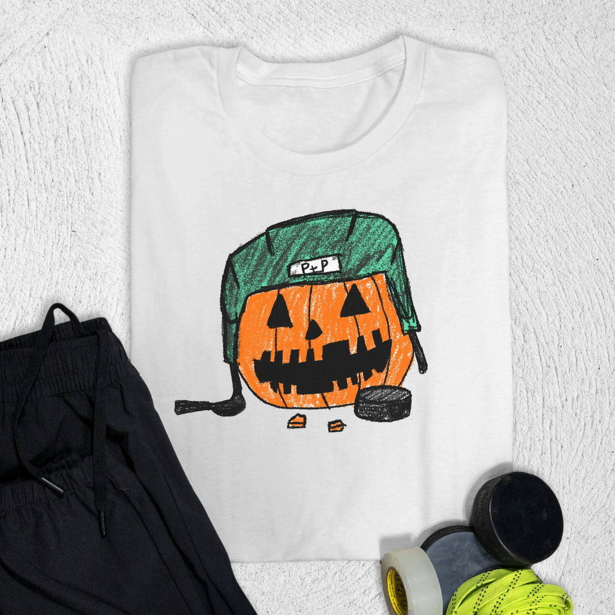 Penalty Box Pumpkin T-Shirt White / S T-Shirt