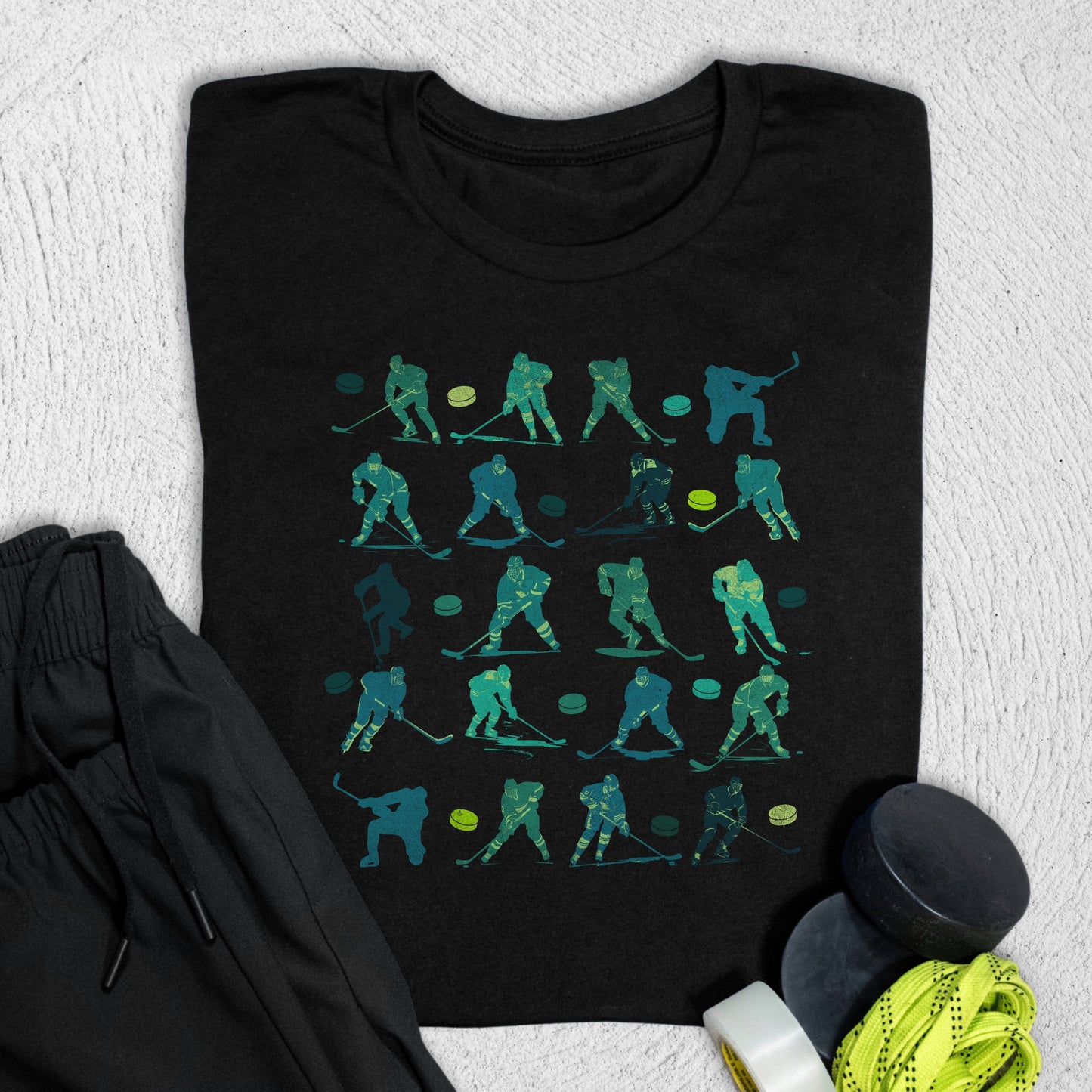 Player Print T-Shirt Black / S T-Shirt