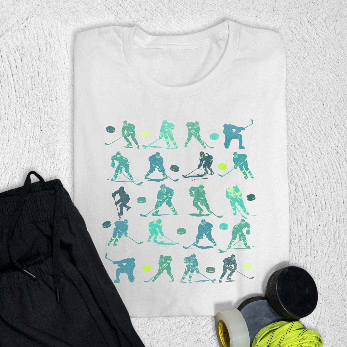 Player Print T-Shirt White / S T-Shirt