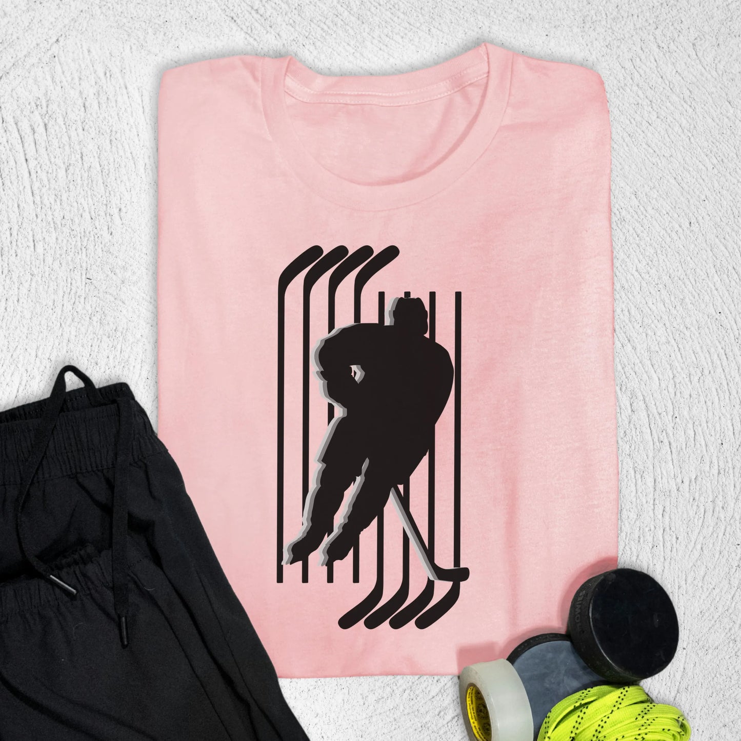 Player Sticks T-Shirt Pink / S T-Shirt