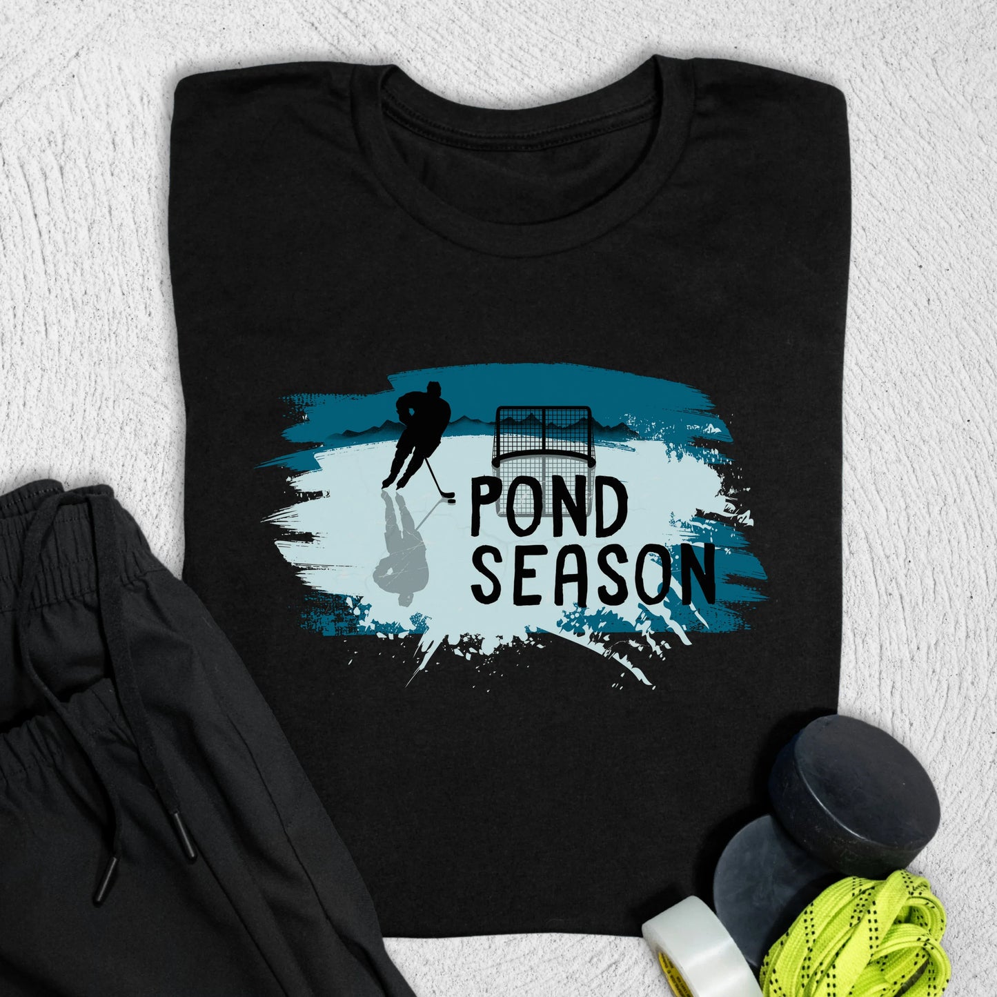 Pond Season T-Shirt Black / S T-Shirt