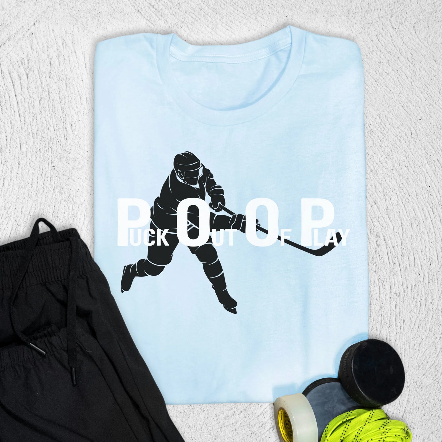 POOP T-Shirt Baby Blue / S T-Shirt