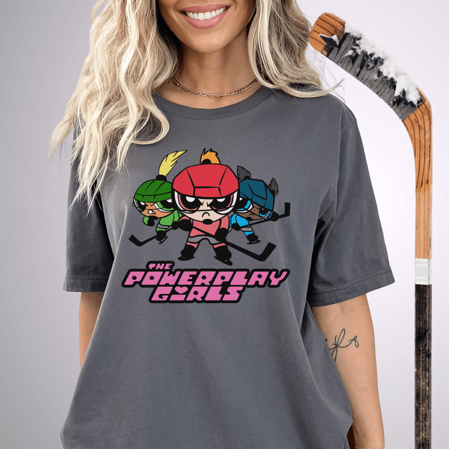 Powerplay Girls T-Shirt Asphalt / S T-Shirt