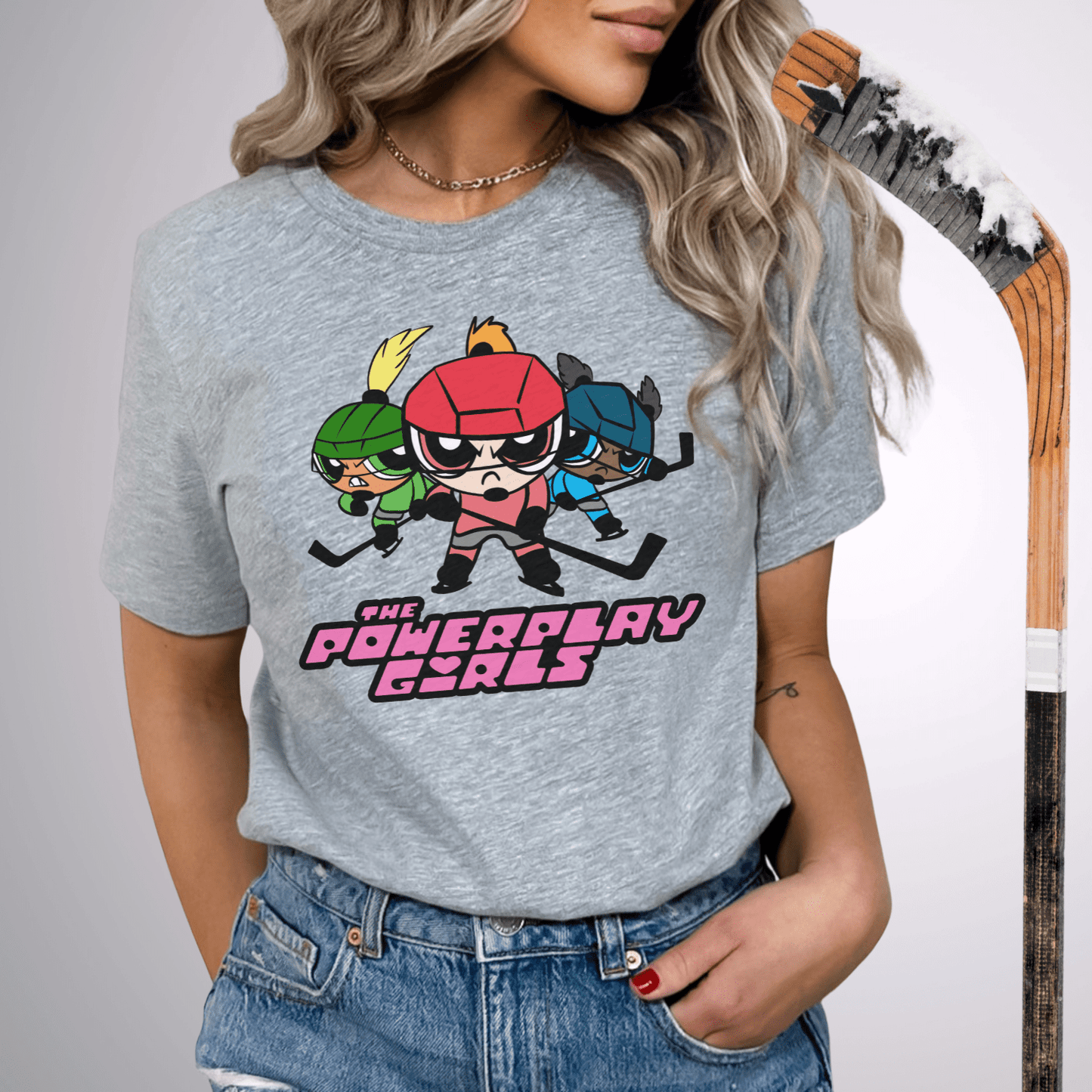 Powerplay Girls T-Shirt Athletic Heather / S T-Shirt