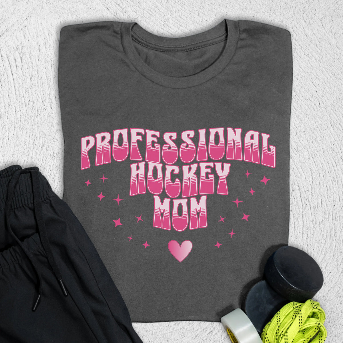 Pro Hockey Mom T-Shirt S / Asphalt T-Shirt