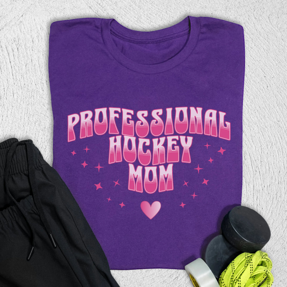 Pro Hockey Mom T-Shirt S / Team Purple T-Shirt