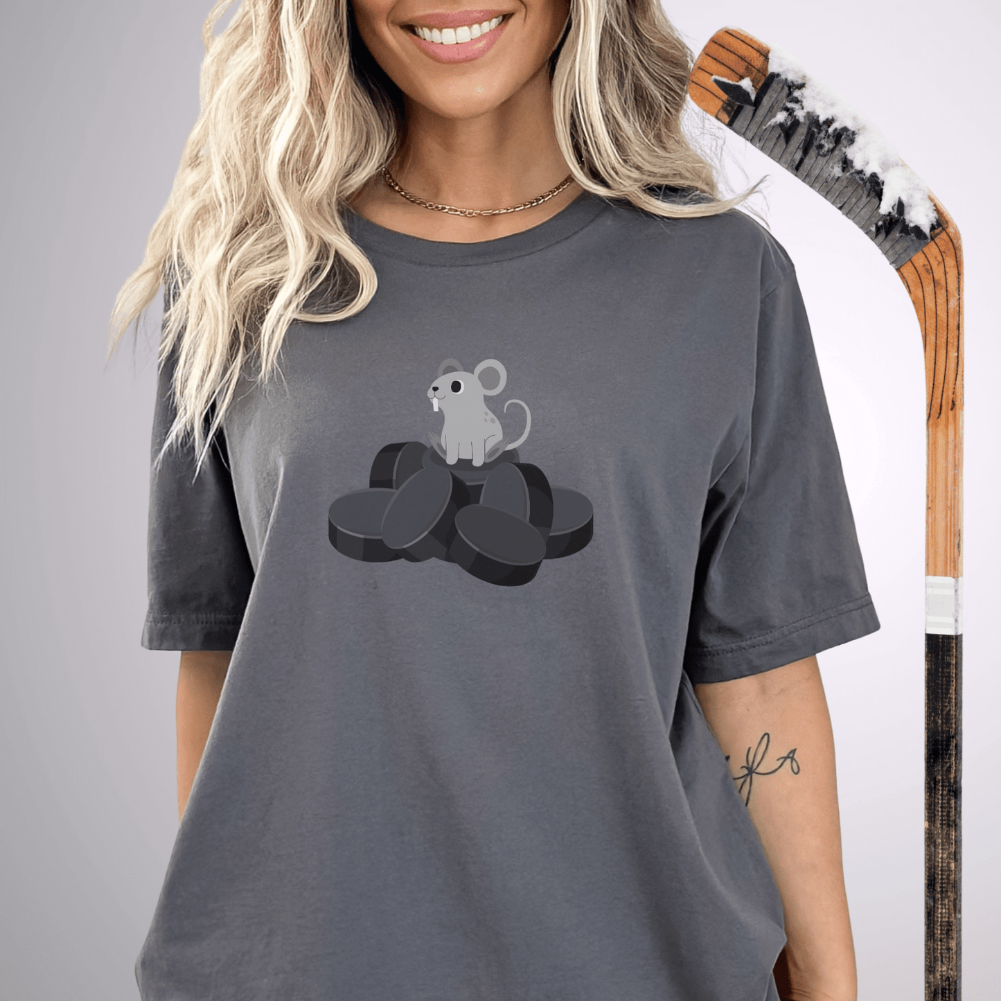 Puck Rat T-Shirt Asphalt / S T-Shirt