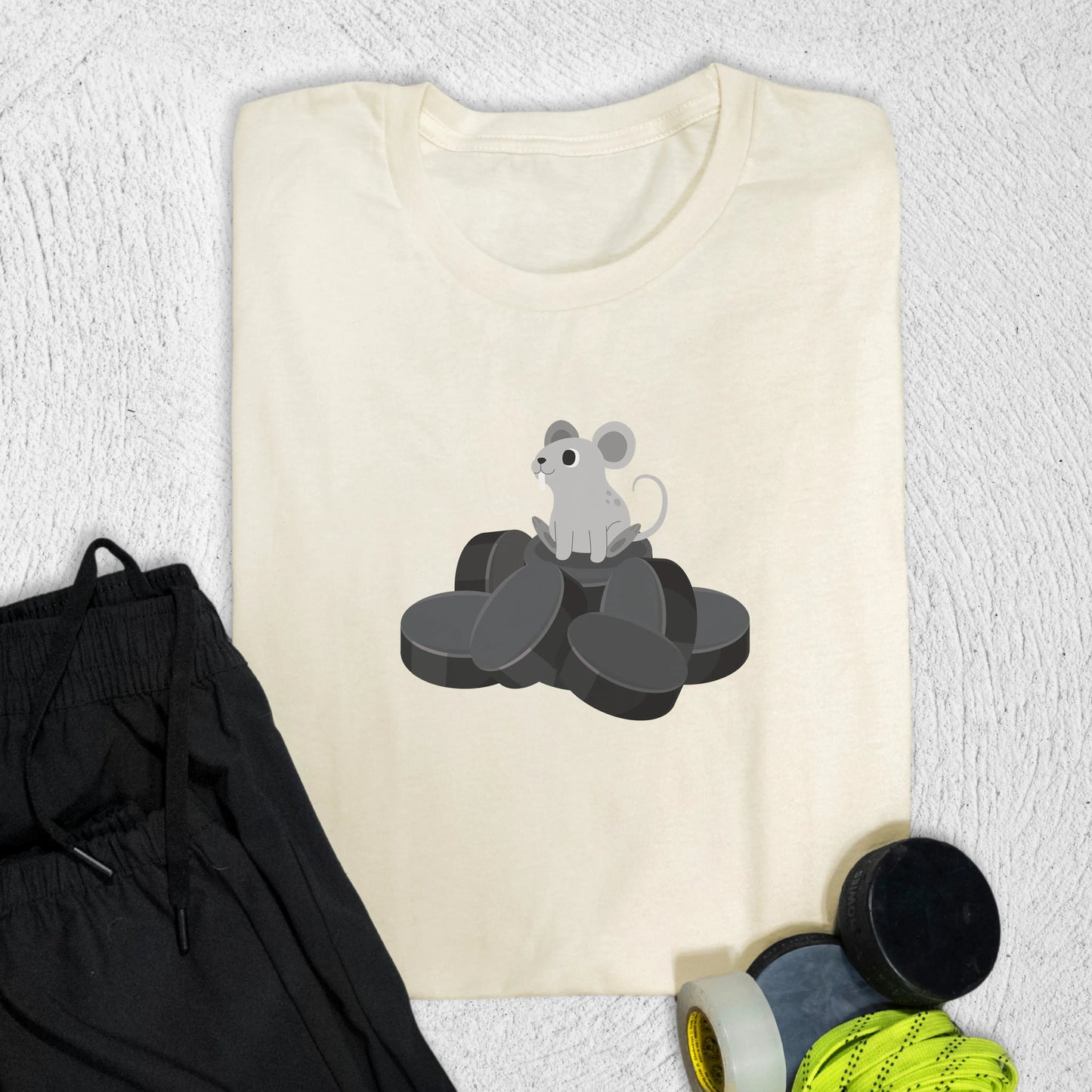 Puck Rat T-Shirt Natural / S T-Shirt