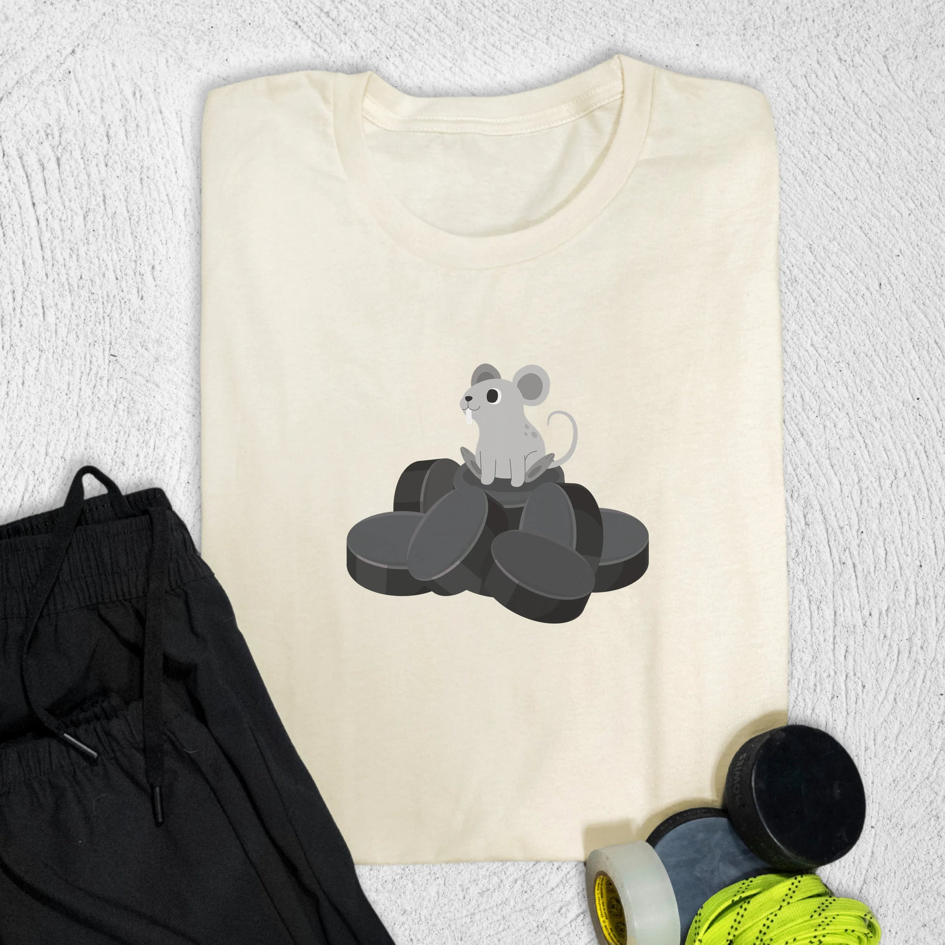 Puck Rat T-Shirt Natural / S T-Shirt