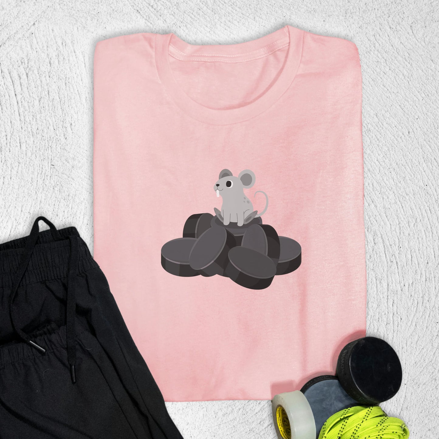 Puck Rat T-Shirt Pink / S T-Shirt