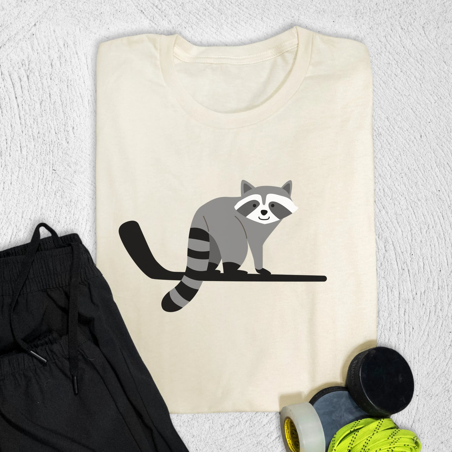 Raccoon T-Shirt S / Natural T-Shirt