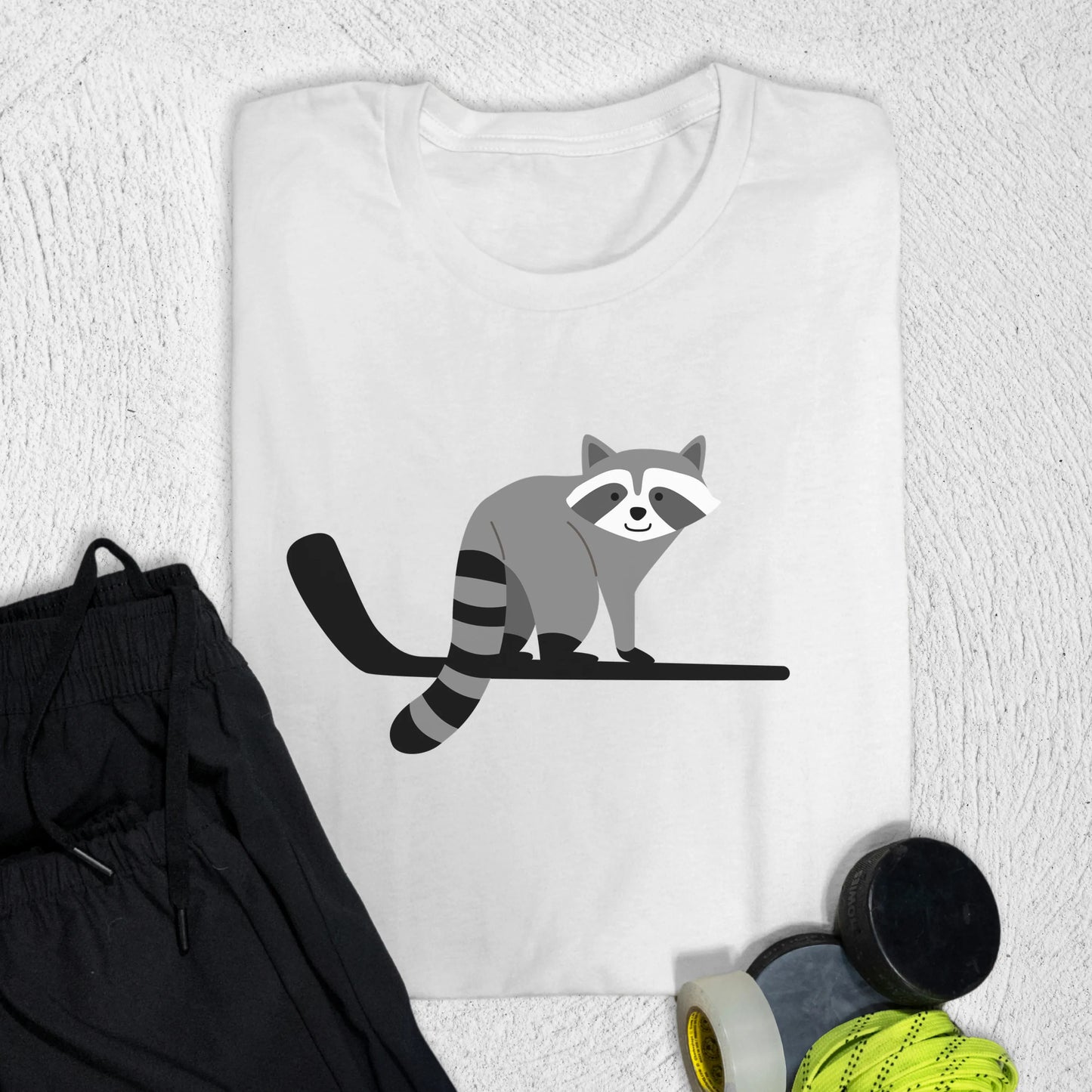 Raccoon T-Shirt S / White T-Shirt