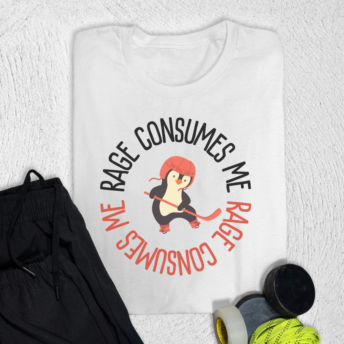 Rage T-Shirt XS / White T-Shirt