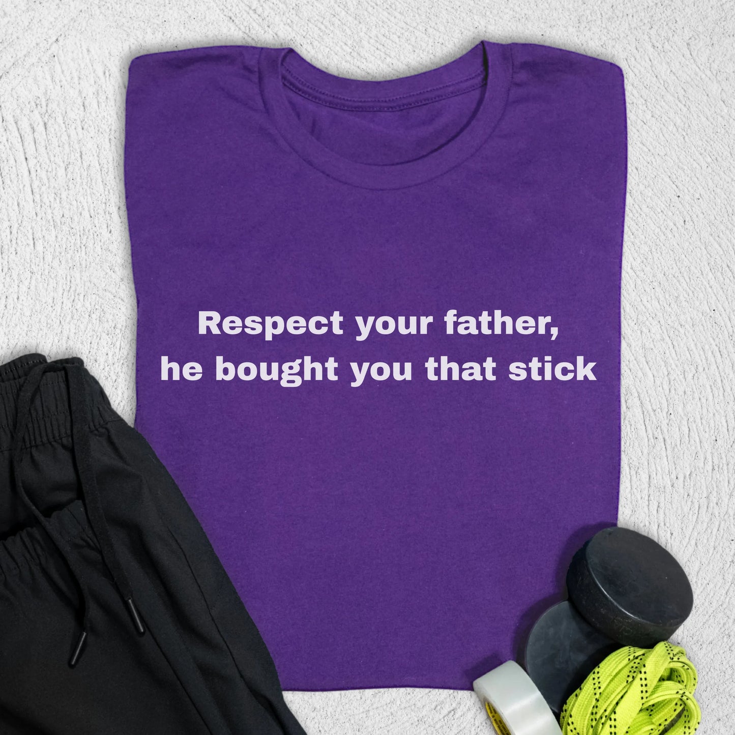 Respect Your Father T-Shirt Team Purple / S T-Shirt