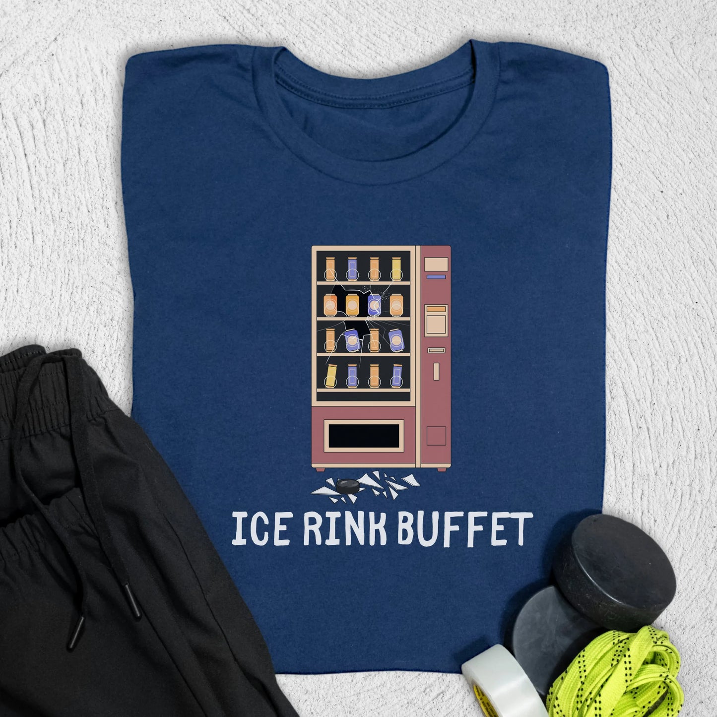 Rink Buffet T-Shirt S / Navy T-Shirt