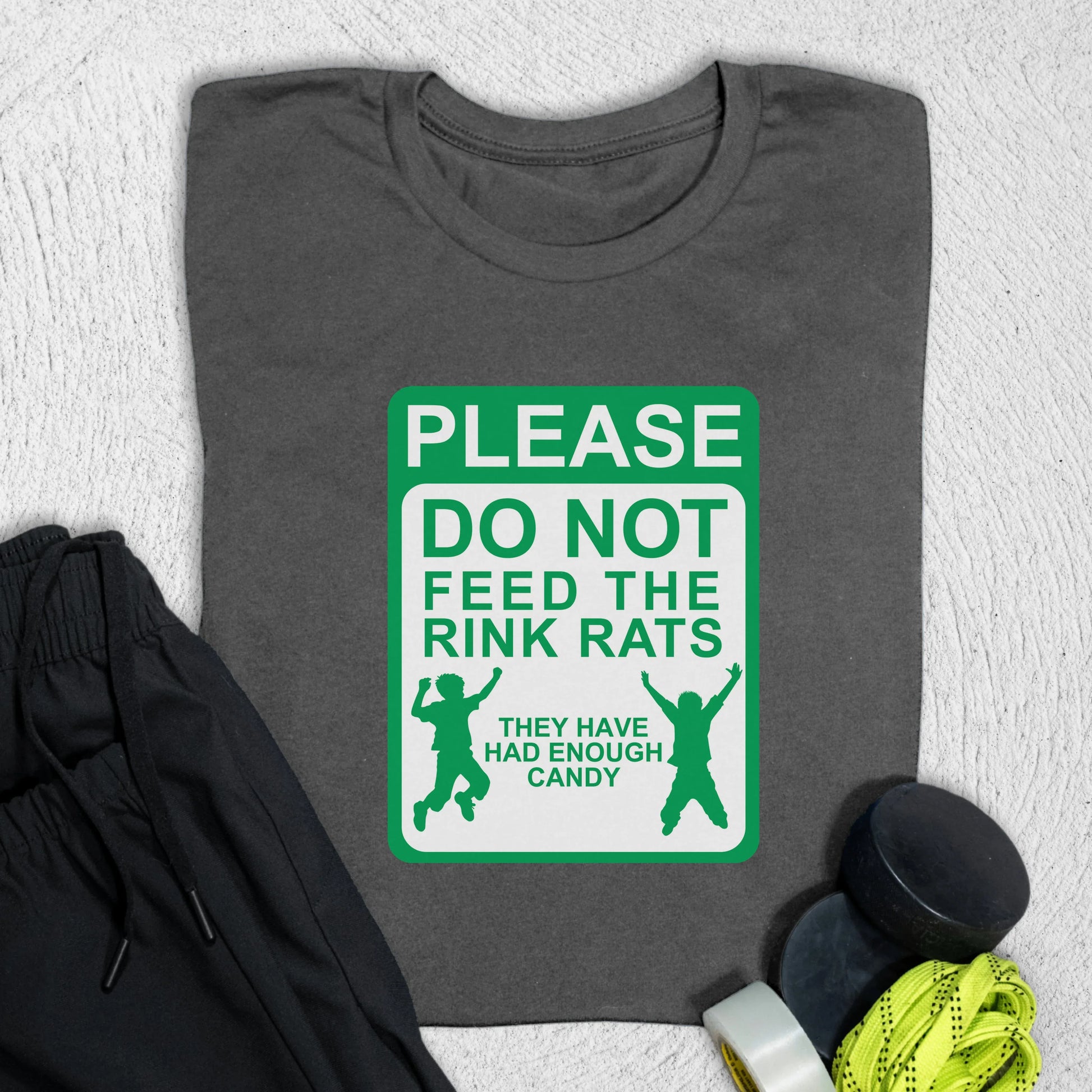 Rink Rats Sign T-Shirt Asphalt / S T-Shirt