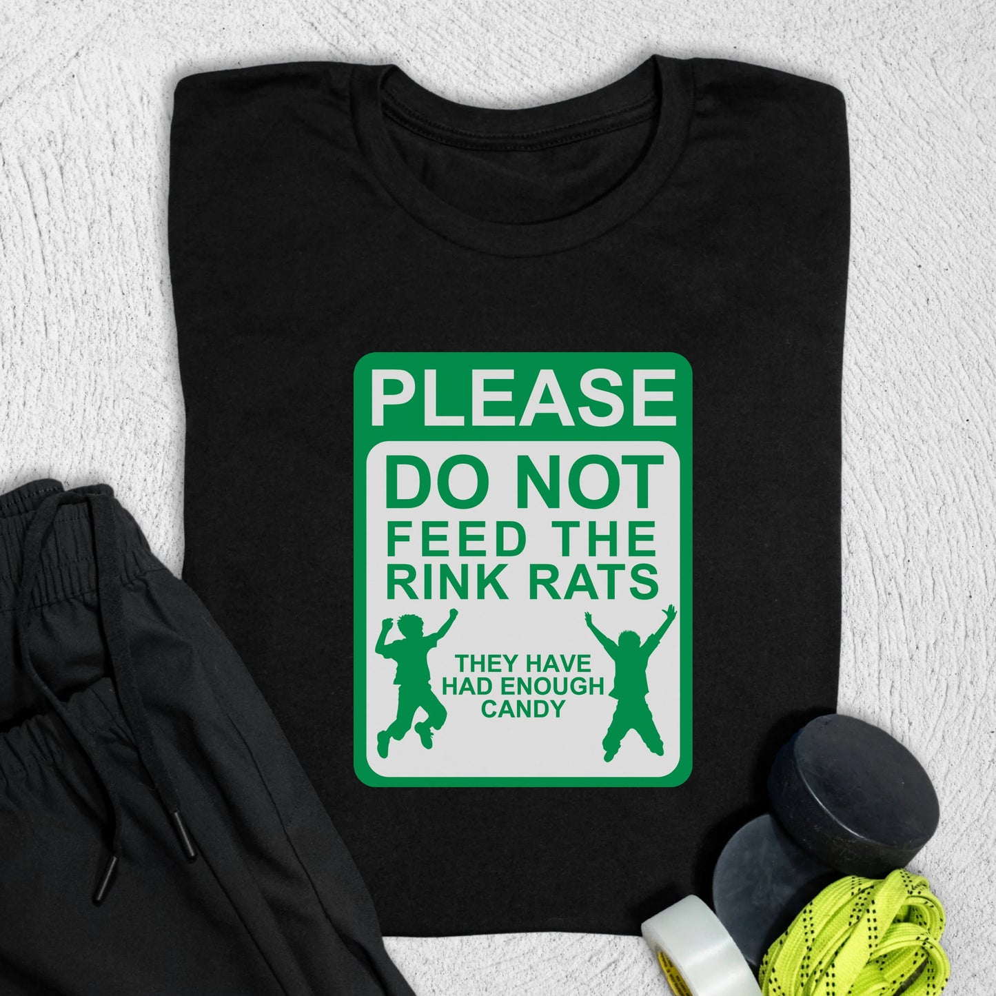 Rink Rats Sign T-Shirt Black / S T-Shirt