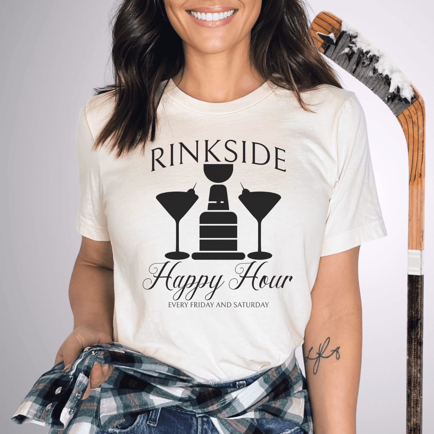 Rinkside Happy Hour T-Shirt Natural / S T-Shirt