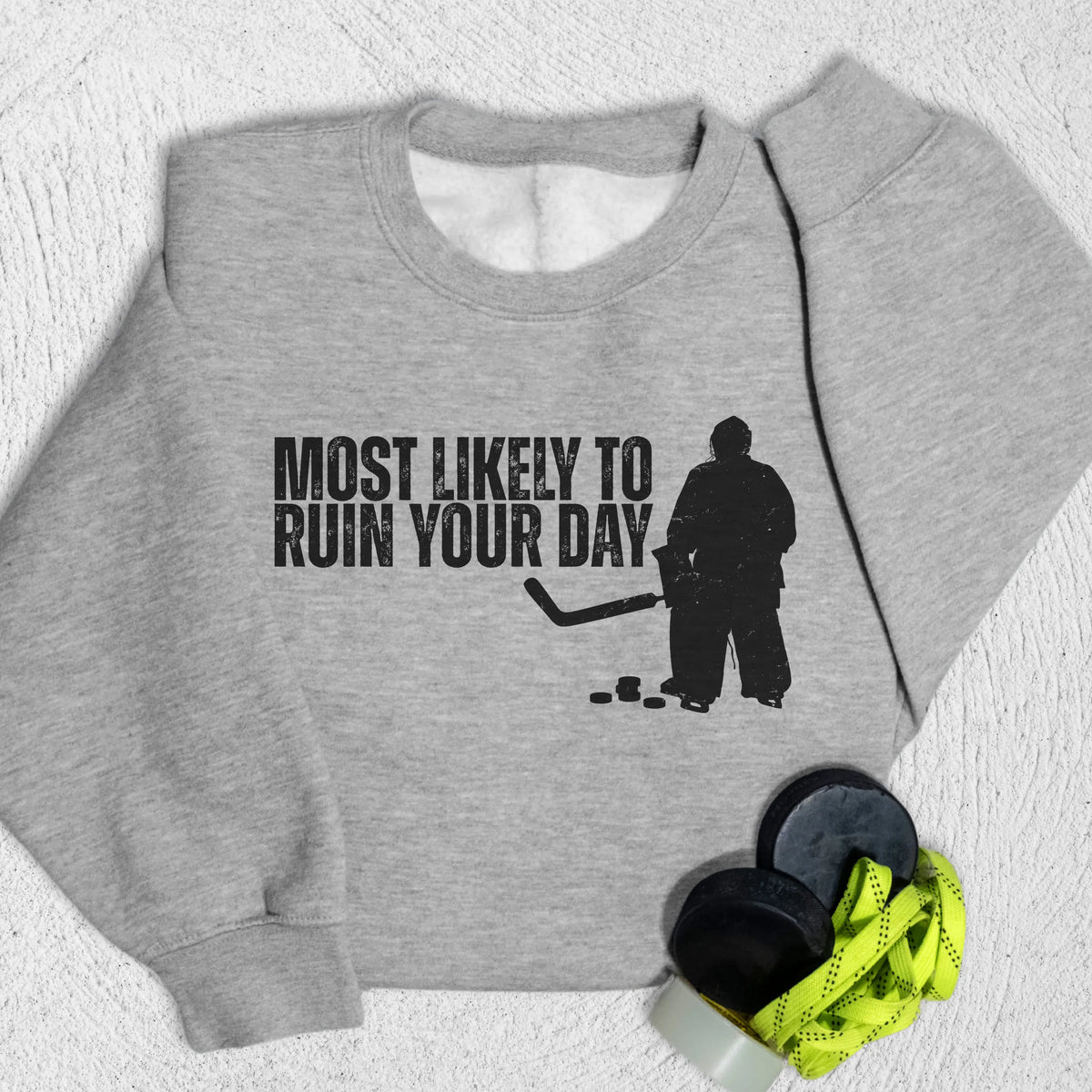 Ruin Your Day Sweatshirt S / Heather Grey Sweatshirt