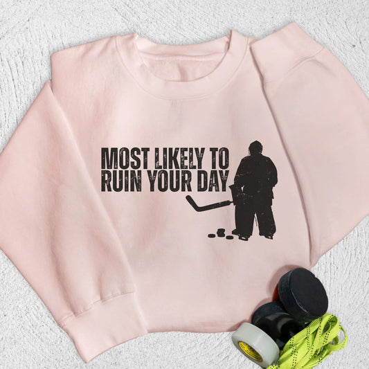 Ruin Your Day Sweatshirt S / Pale Pink Sweatshirt