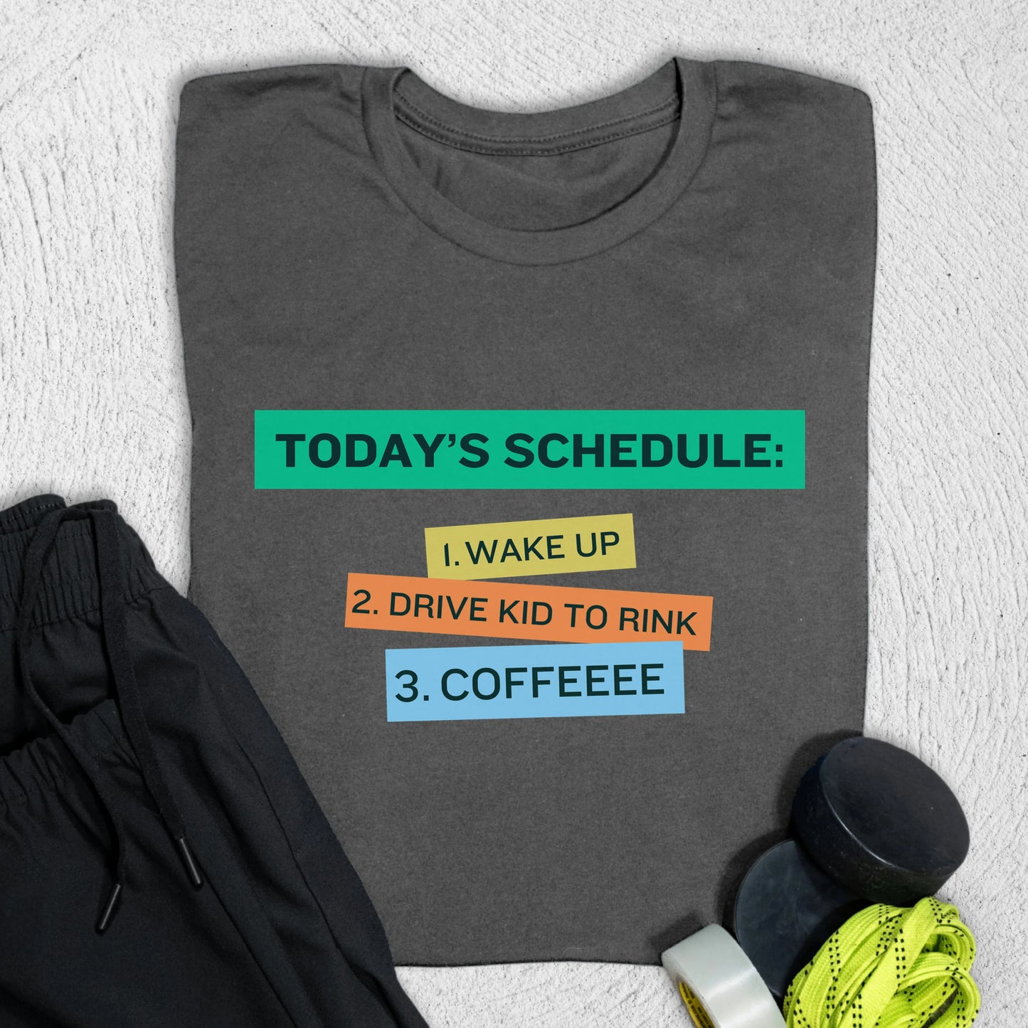 Schedule T-Shirt Asphalt / S T-Shirt