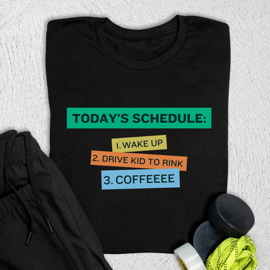 Schedule T-Shirt Black / S T-Shirt