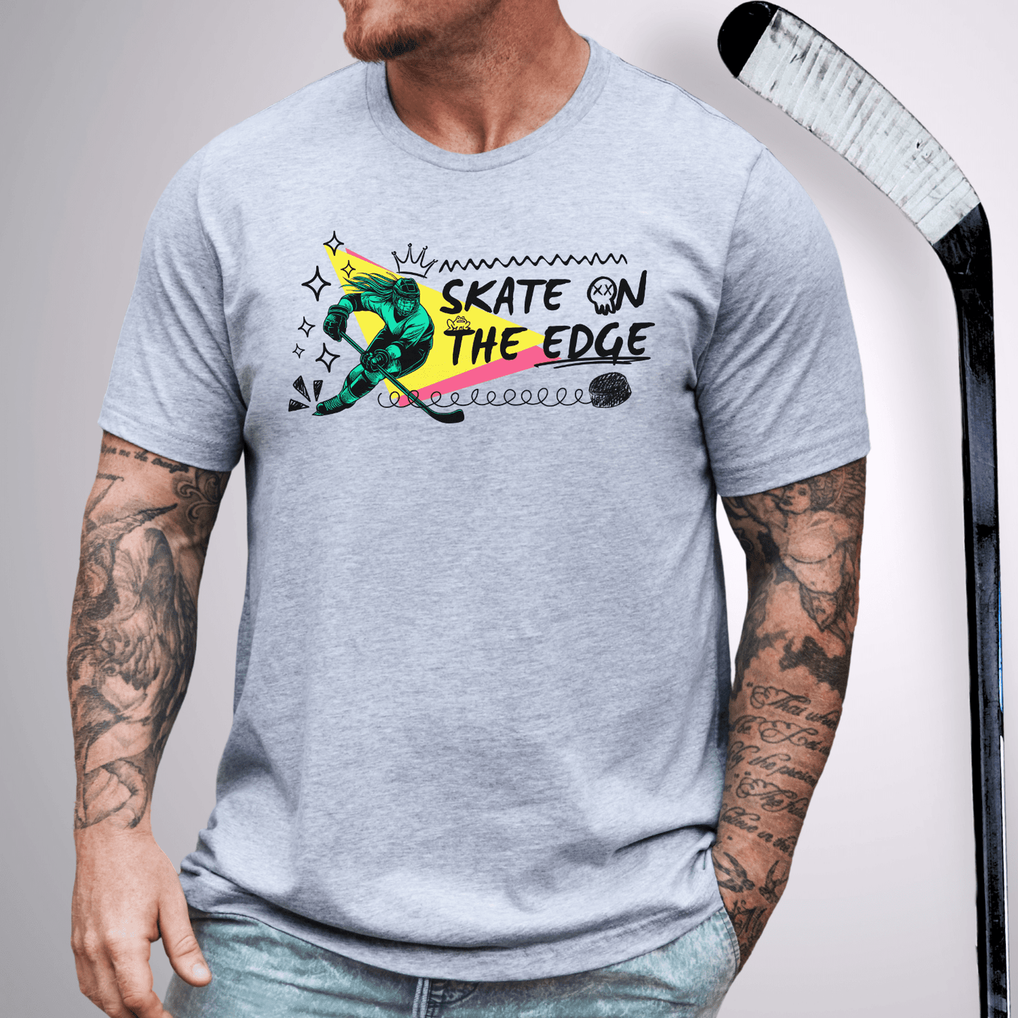Skate on the Edge T-Shirt Athletic Heather / S T-Shirt