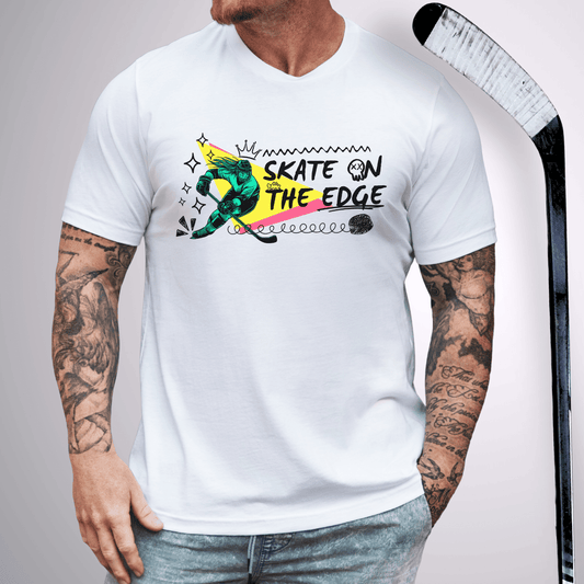 Skate on the Edge T-Shirt White / S T-Shirt