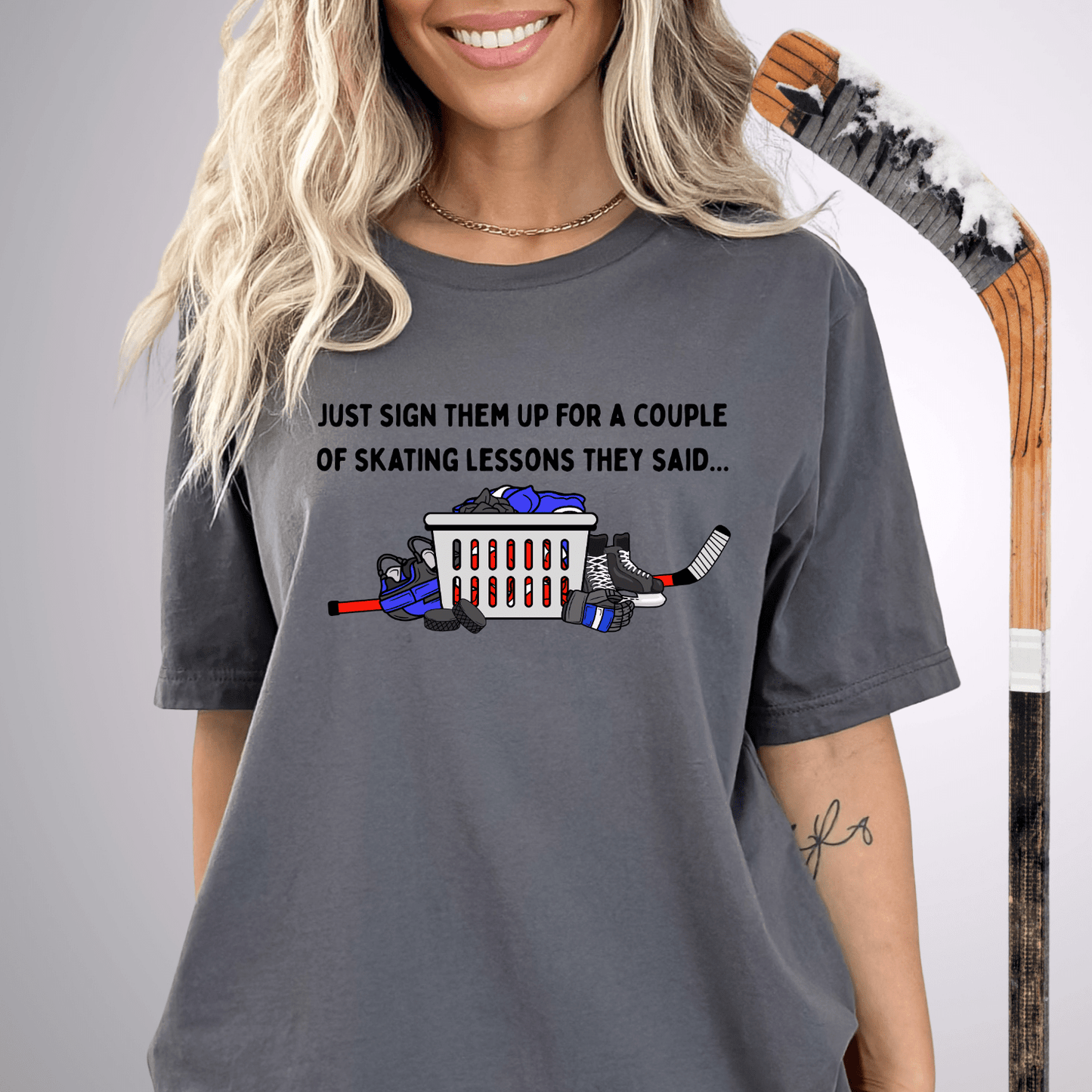 Skating Lessons T-Shirt Asphalt / S T-Shirt